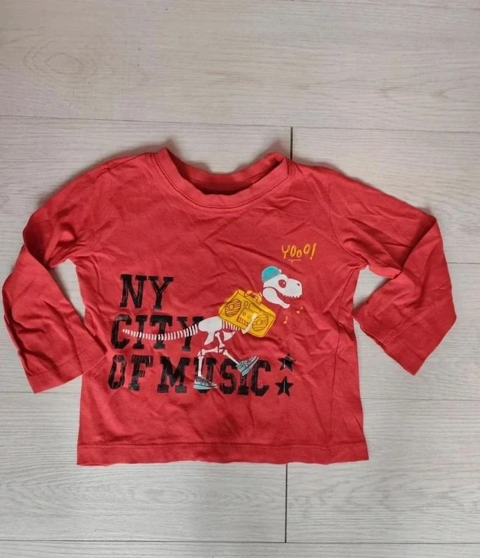 T-shirt ML dino 🧸 Taille 2 ans 🧸 Tissaia – photo 2